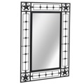  Espelho de Parede Retangular 50x80 cm Preto