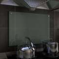 Painel Anti-salpicos de Cozinha Branco 70x50 cm Vidro Temperado