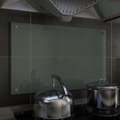 Painel Anti-salpicos de Cozinha Branco 80x50 cm Vidro Temperado