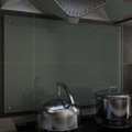 Painel Anti-salpicos de Cozinha Branco 90x60 cm Vidro Temperado