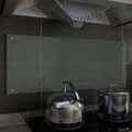 Painel Anti-salpicos de Cozinha Branco 100x40cm Vidro Temperado