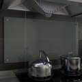Painel Anti-salpicos de Cozinha Branco 100x50cm Vidro Temperado