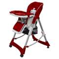  Cadeira de Bebé Alta Vermelho Bordeux Altura Ajustável