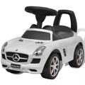 Mini-carro Infantil de Impulso com Pés Mercedes Benz Branco