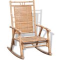  Cadeira de Balanço de Bambu