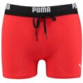 Calção de Banho Homem Puma Logo Swim Trunk Boxer Vermelho XL