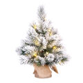 árvore de Natal Black Box Mini Leve LED Foscagem (23 X 45 cm)