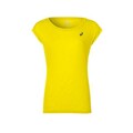 T-shirt de Desporto de Manga Curta Asics Layering Top Mulher Amarelo S