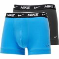 Pack de Cuecas Nike Trunk Cinzento Azul 2 Peças XL