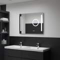 Espelho de Parede LED com Sensor Tátil Casa de Banho 80x60 cm