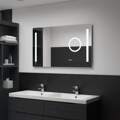 Espelho de Parede LED com Sensor Tátil Casa de Banho 100x60 cm