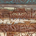 Mesas de Cabeceira Esculpida à Mão 40x30x50 cm Madeira Recuperada