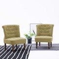 Cadeira Francesa Tecido Verde