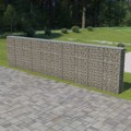  Muro Gabião com Tampas Aço Galvanizado 600x30x150 cm