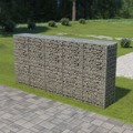  Muro Gabião com Tampas Aço Galvanizado 300x50x150 cm