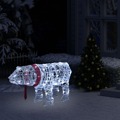 Decoração de Natal Urso com 45 Luzes LED 71x20x38 cm Acrílico