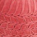 Pufe em Veludo de Algodão Design Smock 40x30 cm Rosa