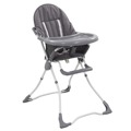 Cadeira de Refeição para Bebé Cinzento e Branco