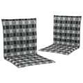 Almofadões para Cadeiras de Jardim 2 pcs 100x50x3 cm Multicolor