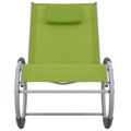 Cadeira de Baloiço para Jardim Textilene Verde