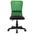 Cadeira de Escritório 44x52x100cm Tecido de Malha Preto e Verde