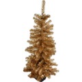 Ambiance árvore de Natal de Mesa 120 cm Dourado Galvanizado