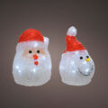 Figura Decorativa Lumineo 491239 LED Interior Santa Claus 10,5 X 10,5 X 15 cm