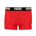 Calções de Banho Boxer para Meninos Puma Swim Logo Vermelho 13-14 Anos