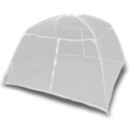 Tenda de Campismo 200x150x145 cm Fibra de Vidro Branco