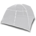 Tenda de Campismo 200x180x150 cm Fibra de Vidro Branco