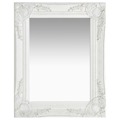 Espelho de Parede Estilo Barroco 50x40 cm Branco