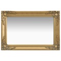 Espelho de Parede Estilo Barroco 60x40 cm Dourado