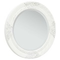 Espelho de Parede Estilo Barroco 50 cm Branco