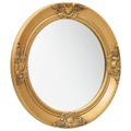Espelho de Parede Estilo Barroco 50 cm Dourado