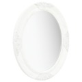 Espelho de Parede Estilo Barroco 50x60 cm Branco