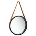 Espelho de Parede com Alça 40 cm Preto
