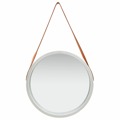 Espelho de Parede com Alça 50 cm Prateado