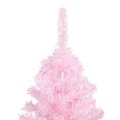 Árvore de Natal Artificial com Suporte 150 cm Pvc Rosa