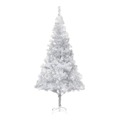 Árvore de Natal Artificial com Suporte 180 cm Pet Prateado