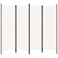 Divisória de Quarto com 4 Painéis 200x180 cm Branco