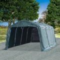 Tenda para Gado Removível Pvc 550 G/m² 3,3x6,4 M Verde-escuro