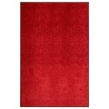 Tapete de Porta Lavável 120x180 cm Vermelho