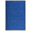 Tapete de Porta Lavável 60x90 cm Azul