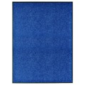 Tapete de Porta Lavável 90x120 cm Azul