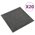 Ladrilhos Carpete para Pisos 20 pcs 5 M² 50x50 cm Antracite