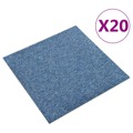 Ladrilhos Carpete para Pisos 20 pcs 5 M² 50x50 cm Azul