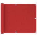 Tela de Varanda 75x300 cm Pead Vermelho