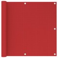 Tela de Varanda 90x300 cm Pead Vermelho