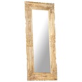 Espelho 110x50 cm Madeira de Mangueira Maciça