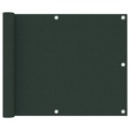 Tela de Varanda 75x300 cm Tecido Oxford Verde-escuro